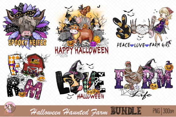 Download Halloween Haunted Farm Bundle - Farm bundle Collection