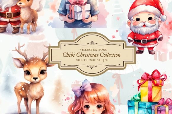 Download Chibi Christmas Collection - Christmas collection Collection